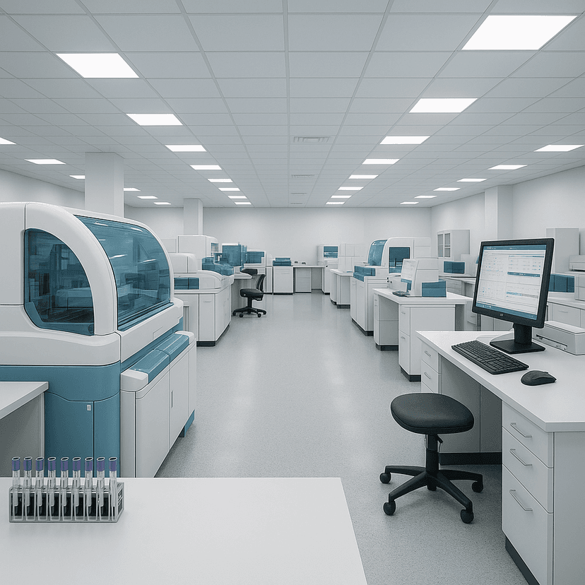 Laboratório moderno